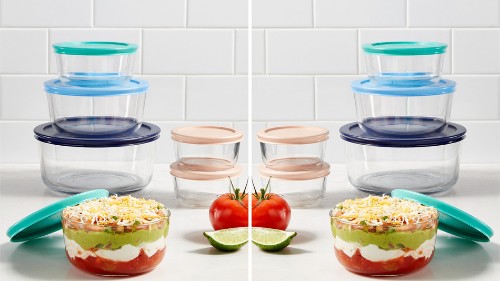 Pyrex 12-piece food storage set on sale for dirt cheap at Macy's