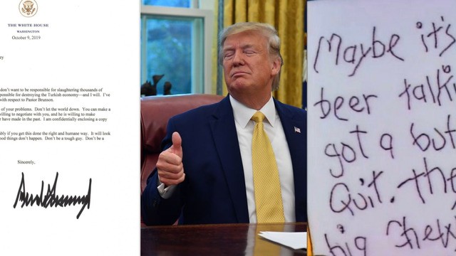 Trump's letter to Turkey's president is almost beyond parody, but not beyond memes