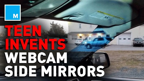 Teen girl invents simple, yet innovative way to remove blind spots in cars