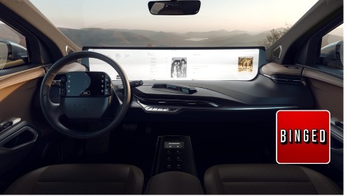 Tesla rival Byton wants you to binge media in the car