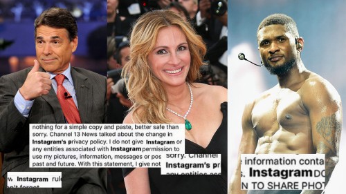 How did this ridiculous Instagram privacy hoax from 2012 fool so many stars?