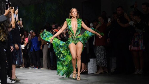 Jennifer Lopez reboots her classic Versace dress — and a Google origin story