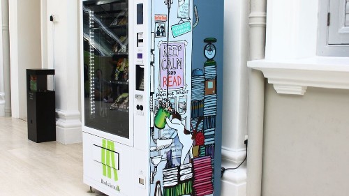 Singapore now has vending machines that sell books
