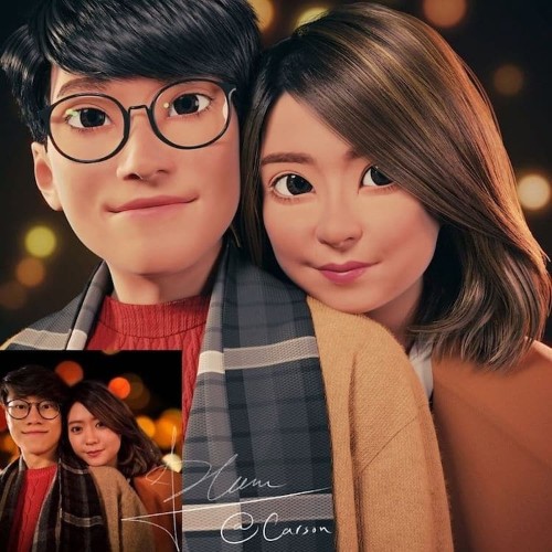 Artist Transforms Real Life Strangers Into Pixar-Like Cartoon Characters