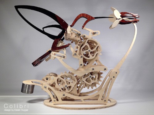 Ornate Kinetic Sculpture Fluidly Mimics a Hummingbird’s Flight