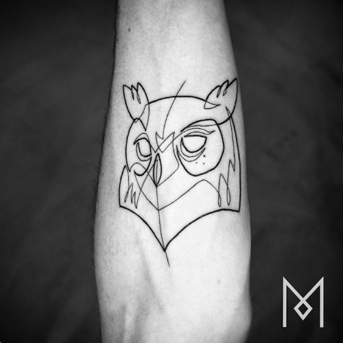 Linear Tattoos Use One Continuous Line to Leave a Beautifully Bold Impact