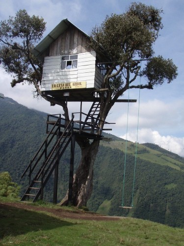 "Swing at the End of the World" is Located Off a Giant Cliff