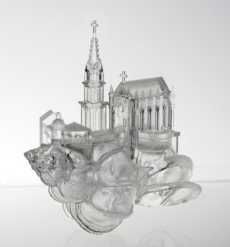 Hermit Crab Gets a New 3D-Printed Shell Modeled After a Japanese Wedding Chapel