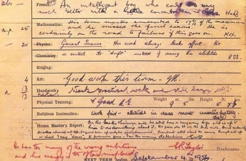 John Lennon’s Report Card from 1956 Reveals What His Teachers Thought of Him