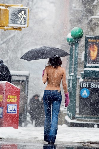 80 Empowered Women Go Bare-Breasted in New York
