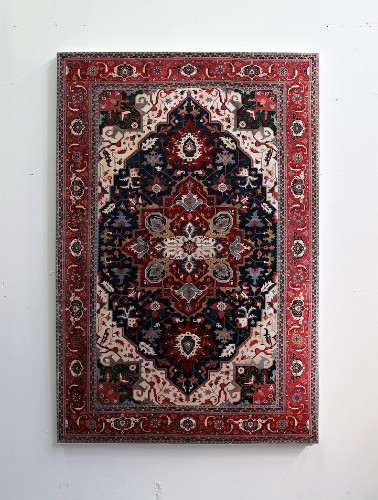 Artist Creates Exquisitely Detailed Paintings That Look Like Authentic Persian Carpets