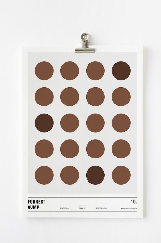 Using Only Circles, Famous Films are Cleverly Turned into Minimalist Posters