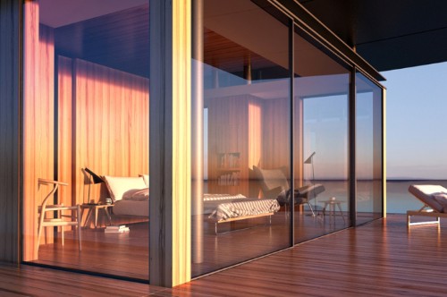 Modern Floating Home is the Perfect Tranquil Retreat