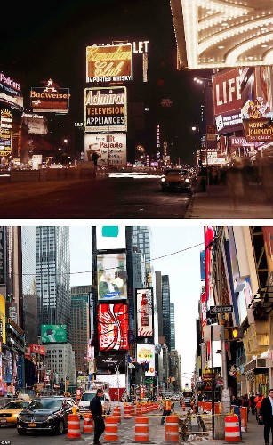 Then and Now: Striking Snapshots Show the Transformation of NYC Since the 1940s and ’50s