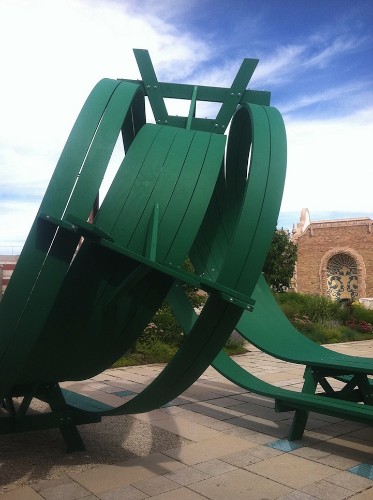 Playful Looping Picnic Table by Michael Beitz