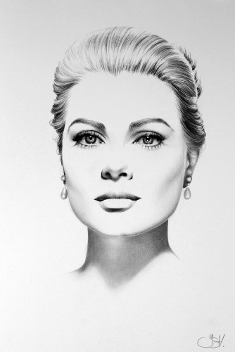 Classic Half-Erased Charcoal Drawings of Celebrities