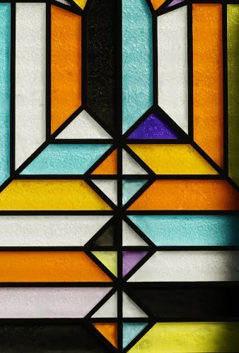 Origami Artist Creates Stained Glass Art Out of Sugar and Watercolor