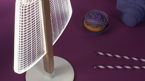 Redesigned 2D Lamps Continue to Mesmerize with 3D Optical Illusions