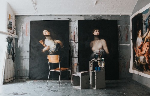 Beautiful Baroque-Inspired Paintings with Intentionally Imperfect Details