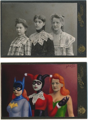 Artist Transforms Victorian Portraits Into Modern Pop Culture Trading Cards