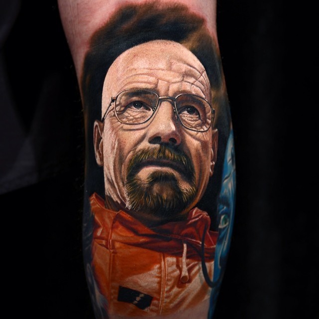 Hyperrealistic Tattoo Portraits of Pop Culture Characters
