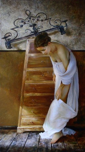 Hyperrealistic Oil Paintings of Women in Sheets Celebrate the Beauty of the Female Form