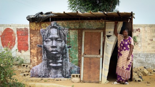Historical Portraits of African Female Warriors by Street Artist YZ