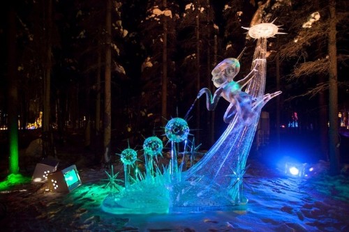 Incredible Sculptures Made From Only One Block of Ice