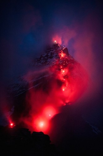 Adventurous Mountaineers Scale the Alps for Incredible Photos