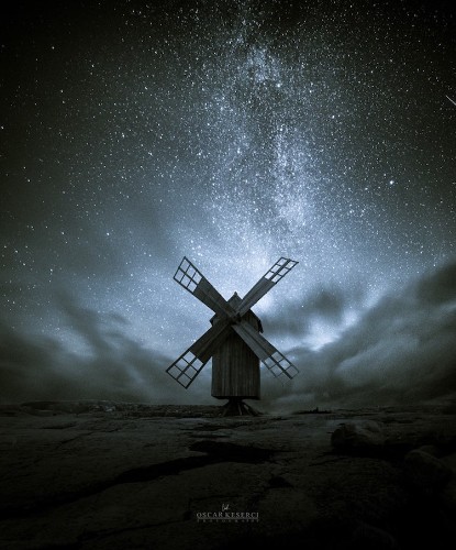 Countless Glittering Stars Illuminate a Dreamy World Below