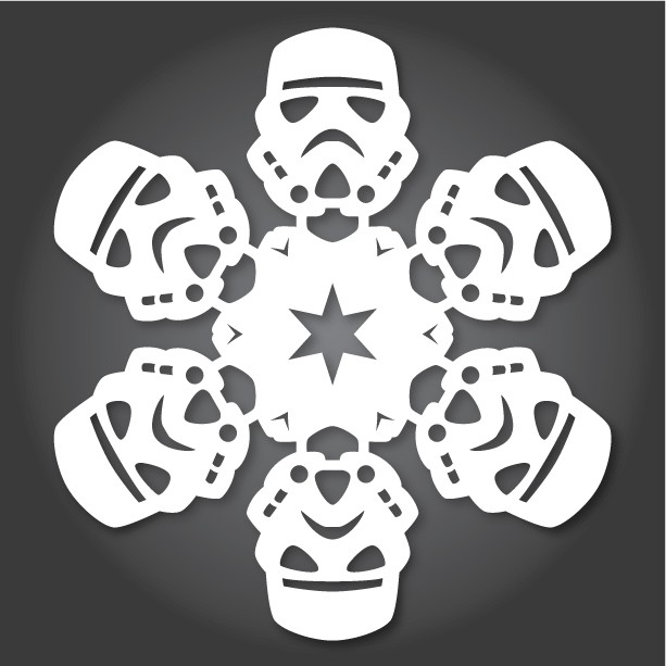 New DIY Star Wars Snowflakes