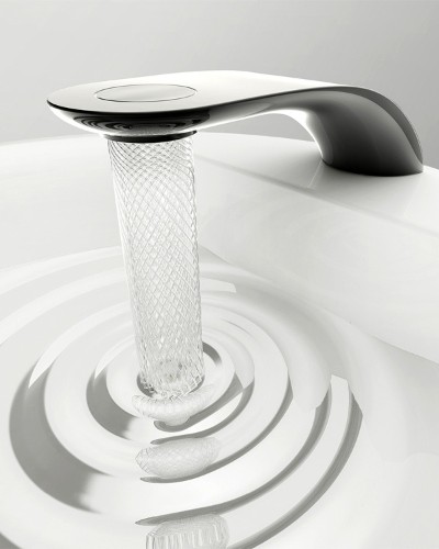 Magnificent Faucet Swirls Water into Elegant Patterns