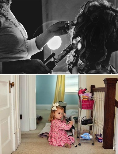 Father and Daughter Beautifully Recreate Wedding Photos of Late Mother