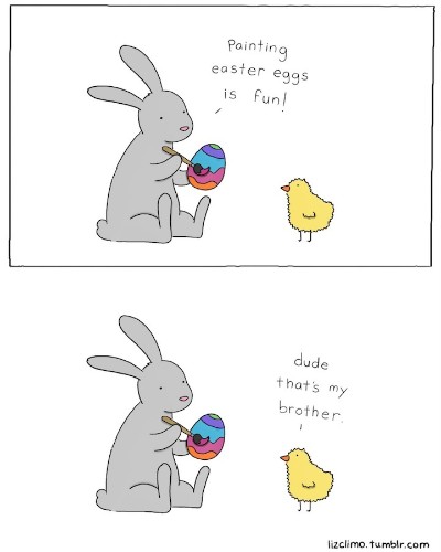 Quick and Funny Easter Comic by Liz Climo