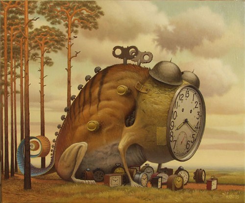 Surreal Paintings of Whimsical Hybrid Creatures by Jacek Yerka