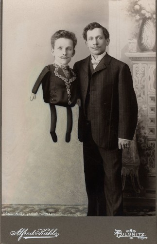 Artist Amusingly Adds Strange Details to Old Photos
