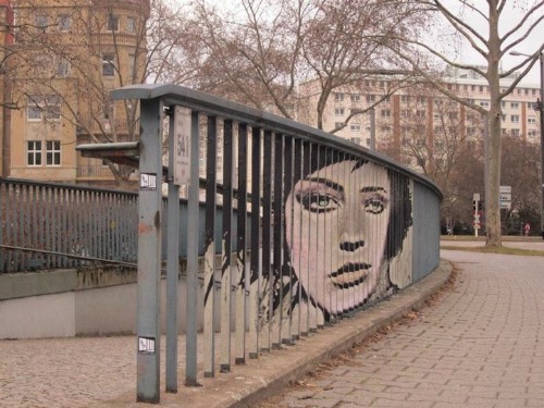 More Hidden Street Art on Railings by Zebrating