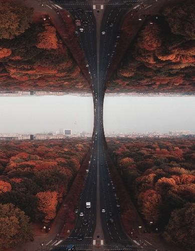 Photographer Flips and Folds the World to Create Surreal Inception-Like Landscapes