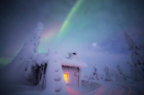 Magical Photos of Winter in Finland Under the Northern Lights