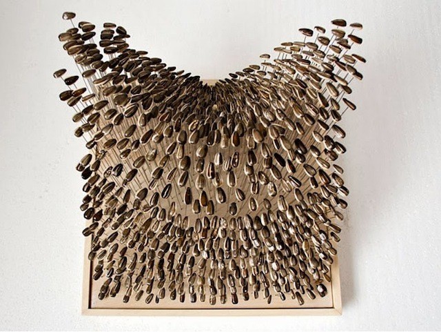Delicate Seeds Arranged Into Undulating Organic Sculptures