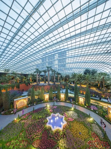Towering Biodome Features World’s Largest Indoor Waterfall in the Middle of the City