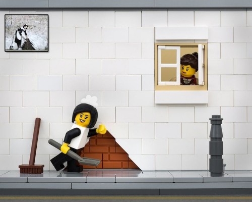 Banksy’s Street Art Reimagined in LEGO
