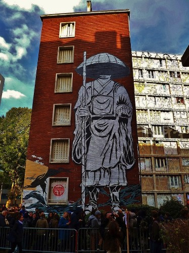 More Photos of Stunning Street Art Inside a Dilapidated Building in Paris