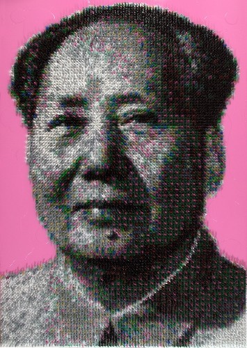 Large-Scale Murals Made of Thousands of Tiny Objects