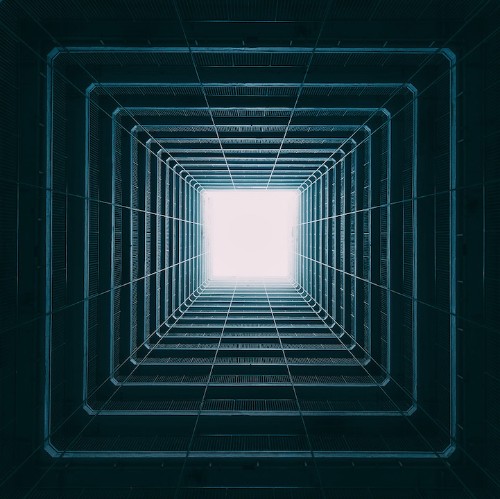 Looking Up at Hong Kong’s Densely Populated Skyscrapers