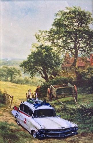 More Hilarious Thrift Store Paintings Altered to Give Playful New Meanings