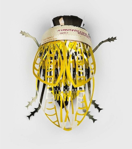 Beautifully Crafted Insects Made Out of Recycled Paper