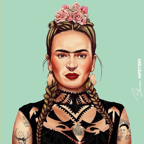 Illustrator Reimagines Iconic Artists as Modern-Day Hipsters