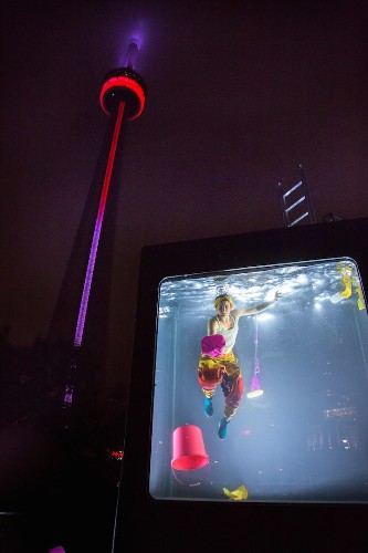 Everyday Activities Performed Underwater as if Earth Was Submerged