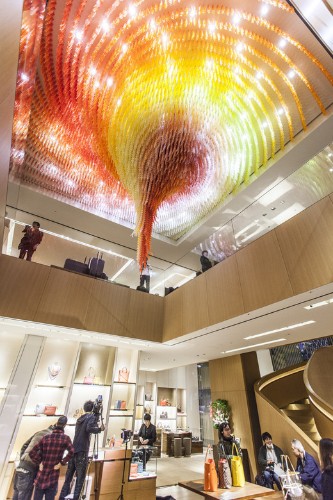 Do Ho Suh’s New Swirling Chandelier of 42,000 Figures